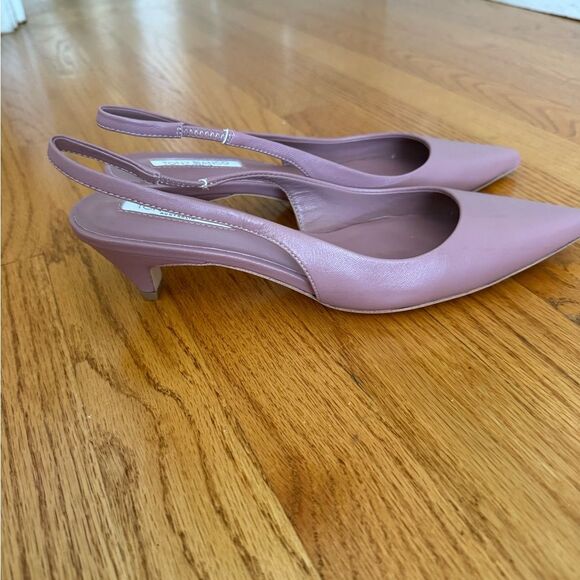 Tony Bianco Blush Pink Slingback Heels | Size 7.5 | Pointed Toe - Picture 6 of 8